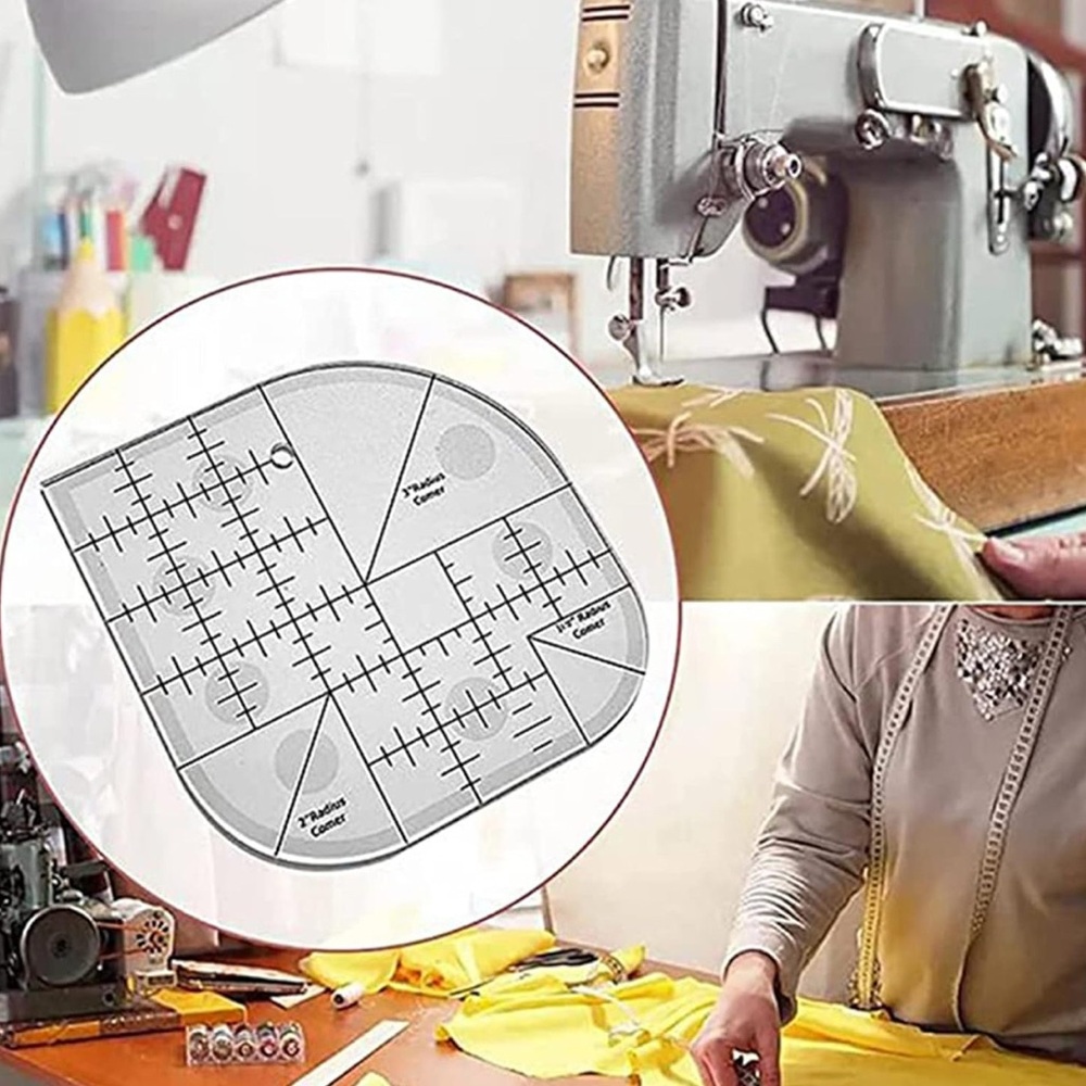 Creative Curved Corner Cutter Quilt Ruler - Picture 6 of 10